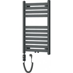 MEXEN/S Uran radiátor + topná tyč 800 x 500 mm, 600 W, antracit W105-0800-500-2600-66 obraz