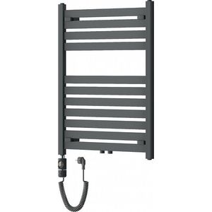 MEXEN/S Uran radiátor + topná tyč 800 x 600 mm, 600 W, antracit W105-0800-600-2600-66 obraz