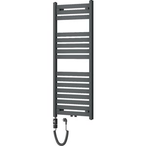 MEXEN/S Uran radiátor + topná tyč 1200 x 500 mm, 600 W, antracit W105-1200-500-2600-66 obraz