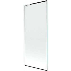 MEXEN/S Next L vanová zástěna FIX 80 x 150, černá vzor, bílá 895-080-000-03-70-20 obraz
