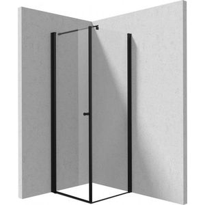 DEANTE Sprchový kout Kerria Plus černá, čtvercová, 80x80 cm KKNNW08S08 obraz