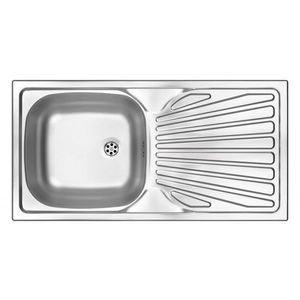 DEANTE Techno nerez satin Nerezový dřez, 1 bowl s odkapávačem ZMU_011B obraz