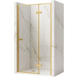 REA/S Sprchové dveře Atlas 120 Brush Gold vpravo KPL-K4677 obraz