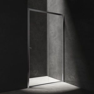 OMNIRES BRONX posuvné sprchové dveře, 130 cm chrom / transparent /CRTR/ S2050130CRTR obraz