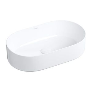 OMNIRES MESA umyvadlo na desku, 53 x 32 cm bílá lesk /BP/ MESA530BP obraz