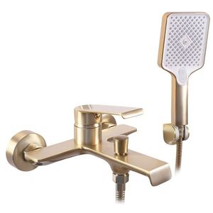 REA Koupelnová baterie HASS matná Brush Gold REA-B7100 obraz