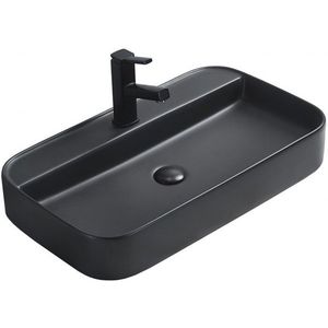 MEXEN Sofia umyvadlo na desku 70 x 40, černá mat 22157085 obraz