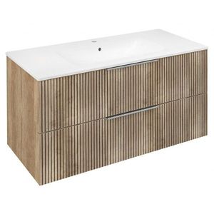 SAPHO CIRASA STRIP umyvadlová skříňka 99, 8x52x46cm, dub alabama CR100-2322 obraz