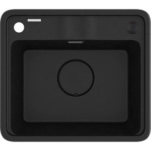 DEANTE Momi metallic graphite Granitový dřez, 1-bowl ZKM_G103 obraz