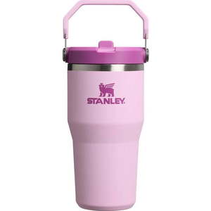 Růžová termoska 600 ml IceFlow Flip Straw 2.0 – Stanley obraz
