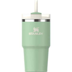 Šalvějově zelená termoska s brčkem 600 ml Quencher H2.O FlowState – Stanley obraz