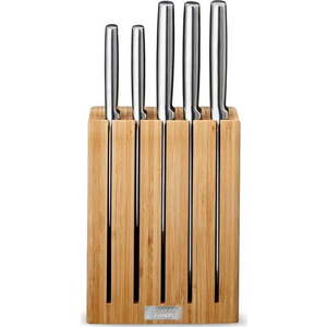 Sada nožů se stojanem 5 ks z nerezové oceli Elevate Bamboo – Joseph Joseph obraz