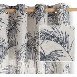 Šedý/krémový závěs 135x250 cm Palmera – Restilo obraz