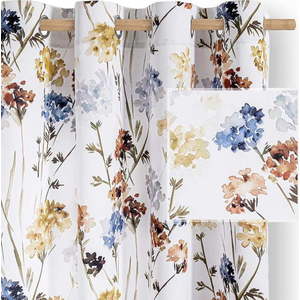 Bílý dimout závěs 135x250 cm Solkone – Restilo obraz