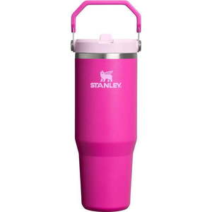 Růžová termoska 890 ml IceFlow Flip Straw 2.0 – Stanley obraz