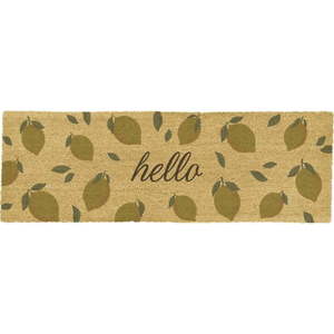 Rohožka z kokosového vlákna 40x120 cm Hello Lemons – Artsy Doormats obraz