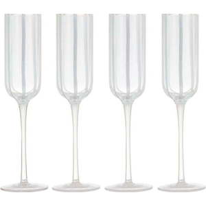 Skleničky v sadě 4 ks na sekt 180 ml Stripe – Ladelle obraz