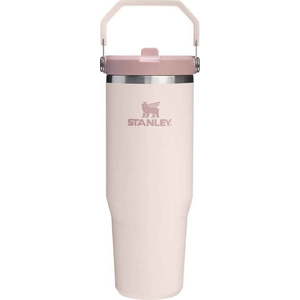 Světle růžová termoska 890 ml IceFlow Flip Straw 2.0 – Stanley obraz
