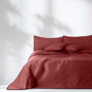Červený přehoz 200x220 cm Meadore – AmeliaHome obraz