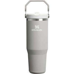 Šedobéžová termoska z nerezové oceli 890 ml IceFlow™ Flip Straw 2.0 Tumbler Ash – Stanley obraz