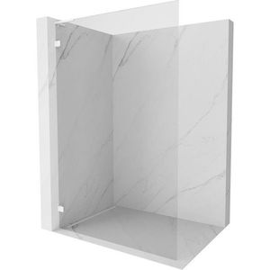 MEXEN/S Lunar L Sprchová zástěna WALK-IN levá 70 x 200, transparent 8 mm, bílá 830L-070-000-20-00-L obraz