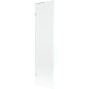 MEXEN/S Lunar L vanová zástěna FIX 50 x 150, transparent, bílá 897L-050-000-20-00 obraz