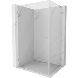 MEXEN/S Lunar-B L sprchový kout dveře křídlové levá 95 x 90, transparent, nikl szczotkowan 832L-095-090-97-00-L obraz