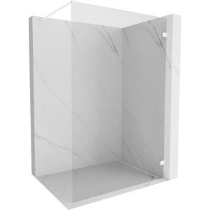 MEXEN/S Lunar Sprchová zástěna WALK-IN pravá 90 x 200, transparent 8 mm, bílá 830-090-000-20-00-P obraz