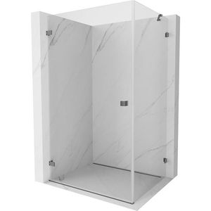 MEXEN/S Lunar-B sprchový kout dveře křídlové levá 95 x 90, transparent, grafit metal 832-095-090-95-00-L obraz