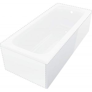 DEANTE Prizma bílý panel na vanu 10 cm dlouhá strana KTJD016O obraz