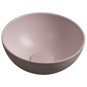 SAPHO MINOR betonové umývátko na desku, Ø 26cm, růžová mat MR26021 obraz