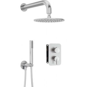 DEANTE Silia Concealed BOX, baterie Podomítkový sprchový set, s baterií BOX se sprchovou hlavicí BXYYFQSM obraz