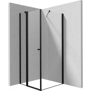 DEANTE Sprchový kout Kerria Plus černá, čtvercová, 90x90 cm KKNNU09S09 obraz