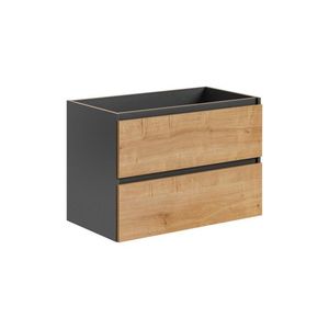 COMAD MONAKO GREY OAK 821 Skříňka pod umyvadlo 80cm obraz