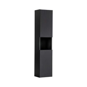 Comad Vysoká koupelnová skříňka Nova Black D 80-03-2D černá obraz