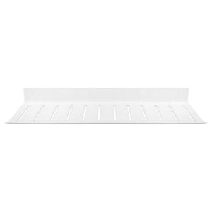 Olsen Spa koupelnová polička na nalepení 49, 5 x 12 x 4, 6 cm kov bílá barva KD02081801 obraz