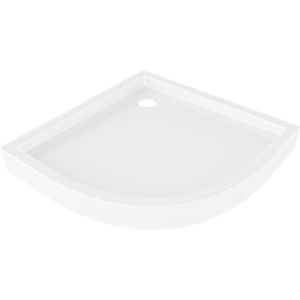MEXEN Flow+ Sprchová vanička čtvrtkruh 90 x 90, bílá lesk 46Q109090H obraz