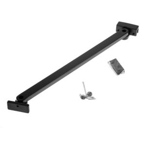 Nástěnný držák skla stálého do kabiny natřiskové Kerra "Flow 80/90 Black" 702020108 obraz