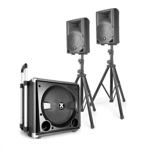 Vonyx VX840BT 2.1, set aktivních reproduktorů, 15 "SUBWOOFER, 2x8" reproduktor, max 900W obraz