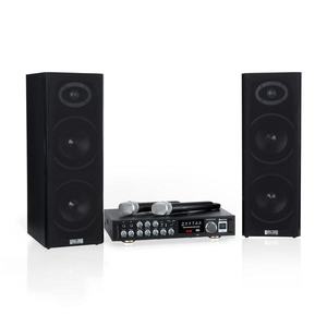 Auna Karaoke Star 4, karaoke sada, 2 x 80 W max., BT, USB port, 2 x bezdrátový mikrofon obraz
