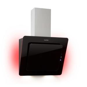 Klarstein Helena 60, digestoř, 60 cm, nástěnná, 595 m³/h, LED display, černá obraz