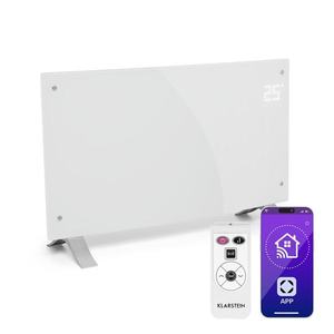 Klarstein Bornholm Curved Smart, konvektor, 2000 W, ovládání přes aplikaci, bílý obraz