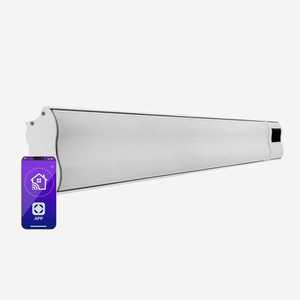 Blumfeldt Cosmic Beam Smart 24, infračervený ohřívač, 2400 W, ovládání přes aplikaci, bílý obraz