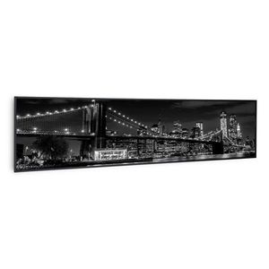 Klarstein Wonderwall Air Art Smart, infračervený ohřívač, 120 x 30 cm, 350 W, most obraz
