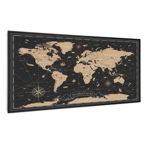 Klarstein Wonderwall Air Art Smart, infračervený ohřívač, 120 x 60 cm, 700 W, noční mapa obraz