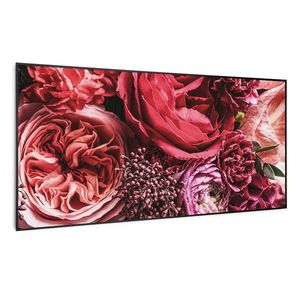 Klarstein Wonderwall Air Art Smart, infračervený ohřívač, 120 x 60 cm, 700 W, květ obraz