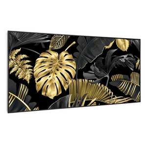 Klarstein Wonderwall Air Art Smart, infračervený ohřívač, 120 x 60 cm, 700 W, černý list obraz
