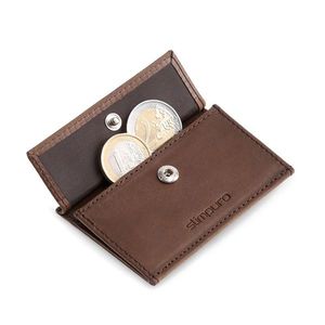 Slimpuro Coin Pocket s ochrannou kartou RFID pro tenké peněženky ZNAP Slim Wallets 8 a 12, spínací knoflík obraz