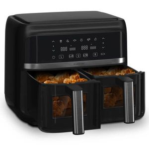 Klarstein VitaFry Duo Skylight, horkovzdušná fritéza, 7, 6 l, 2 varné zóny, 6 programů obraz