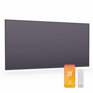 Klarstein Wonderwall Smart Infračervený ohřívač, 60x120cm, Aplikace, 770W, Týdenní časovač, IP24 obraz